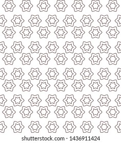 Geometric ornamental vector pattern. Seamless design texture.
