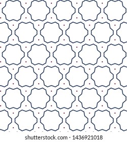 Geometric ornamental vector pattern. Seamless design texture.