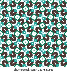 Geometric ornamental vector pattern. Seamless design texture.