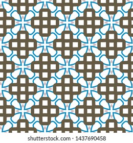 Geometric ornamental vector pattern. Seamless design texture.