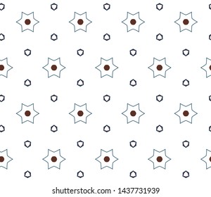 Geometric ornamental vector pattern. Seamless design texture.