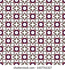 Geometric ornamental vector pattern. Seamless design texture.