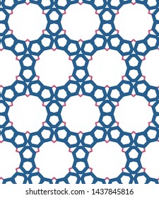 Geometric ornamental vector pattern. Seamless design texture.