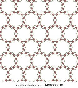 Geometric ornamental vector pattern. Seamless design texture.