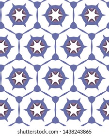 Geometric ornamental vector pattern. Seamless design texture.