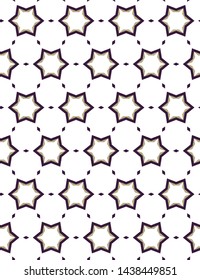 Geometric ornamental vector pattern. Seamless design texture.