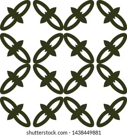 Geometric ornamental vector pattern. Seamless design texture.