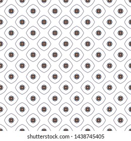 Geometric ornamental vector pattern. Seamless design texture.