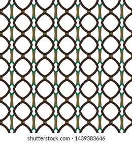 Geometric ornamental vector pattern. Seamless design texture.