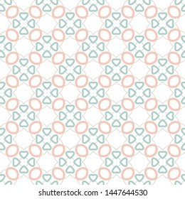 Geometric ornamental vector pattern. Seamless design texture.