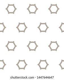 Geometric ornamental vector pattern. Seamless design texture.