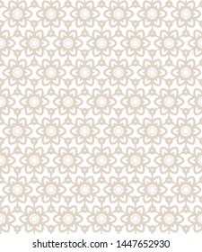 Geometric ornamental vector pattern. Seamless design texture.