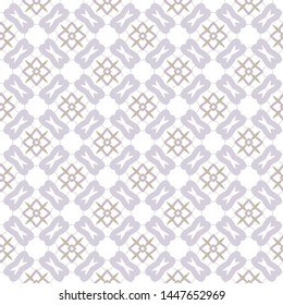 Geometric ornamental vector pattern. Seamless design texture.