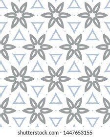 Geometric ornamental vector pattern. Seamless design texture.