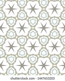 Geometric ornamental vector pattern. Seamless design texture.