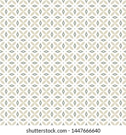 Geometric ornamental vector pattern. Seamless design texture.