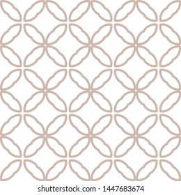 Geometric ornamental vector pattern. Seamless design texture.