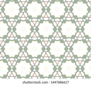 Geometric ornamental vector pattern. Seamless design texture.
