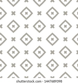 Geometric ornamental vector pattern. Seamless design texture.