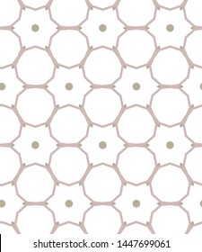 Geometric ornamental vector pattern. Seamless design texture.