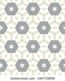 Geometric ornamental vector pattern. Seamless design texture.