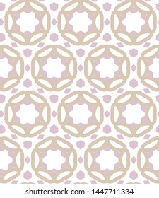 Geometric ornamental vector pattern. Seamless design texture.
