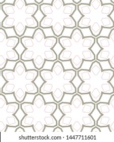 Geometric ornamental vector pattern. Seamless design texture.