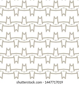 Geometric ornamental vector pattern. Seamless design texture.