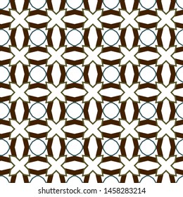 Geometric ornamental vector pattern. Seamless design texture.