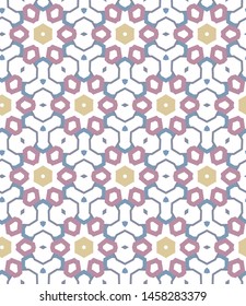Geometric ornamental vector pattern. Seamless design texture.