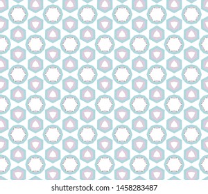 Geometric ornamental vector pattern. Seamless design texture.