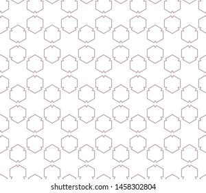 Geometric ornamental vector pattern. Seamless design texture.