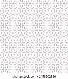 Geometric ornamental vector pattern. Seamless design texture.