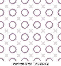 Geometric ornamental vector pattern. Seamless design texture.
