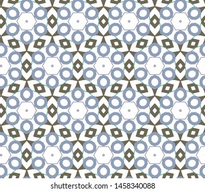 Geometric ornamental vector pattern. Seamless design texture.