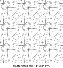 Geometric ornamental vector pattern. Seamless design texture.