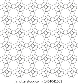 Geometric ornamental vector pattern. Seamless design texture.