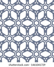 Geometric ornamental vector pattern. Seamless design texture.