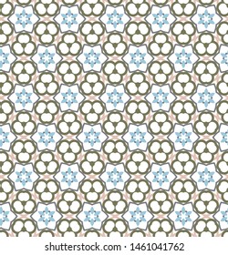 Geometric ornamental vector pattern. Seamless design texture.
