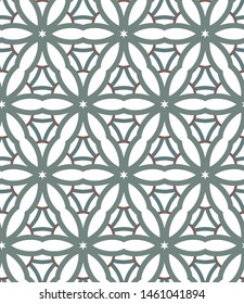 Geometric ornamental vector pattern. Seamless design texture.