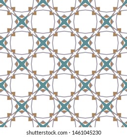 Geometric ornamental vector pattern. Seamless design texture.