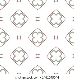 Geometric ornamental vector pattern. Seamless design texture.