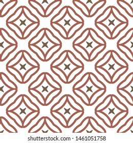 Geometric ornamental vector pattern. Seamless design texture.
