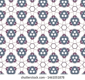 Geometric ornamental vector pattern. Seamless design texture.