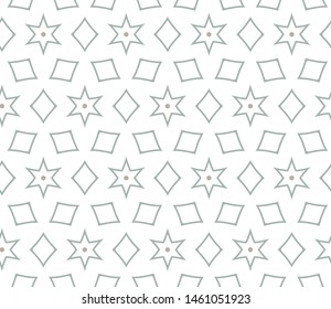 Geometric ornamental vector pattern. Seamless design texture.