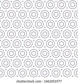 Geometric ornamental vector pattern. Seamless design texture.