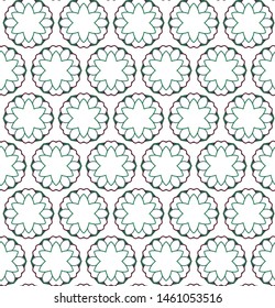 Geometric ornamental vector pattern. Seamless design texture.
