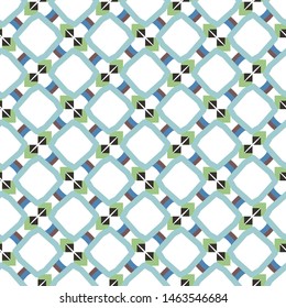 Geometric ornamental vector pattern. Seamless design texture.