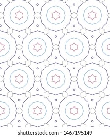 Geometric ornamental vector pattern. Seamless design texture.