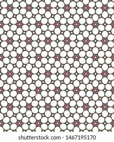 Geometric ornamental vector pattern. Seamless design texture.